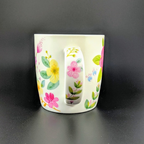 Flower Coffee Tea Mug Pink Roses Burton + Burton - Picture 8 of 8